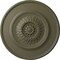 Ekena Millwork Floral Ceiling Medallion, Hand-Painted Spartan Stone, 23 1/2"OD x 2 3/4"P CM23FLSSF - alternate 1